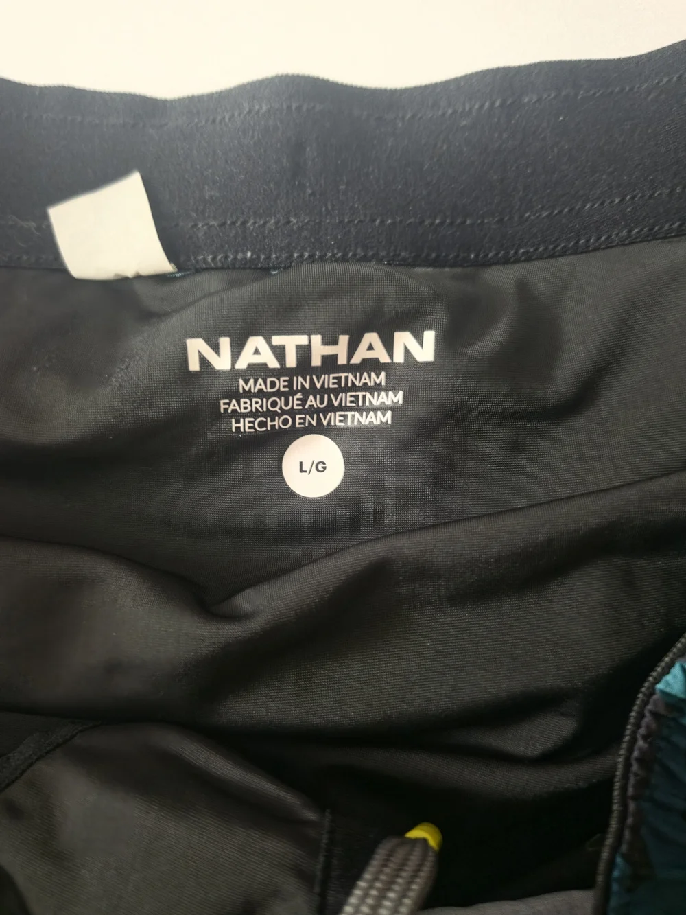 Natan Teal and Black Camo Athletic Shorts